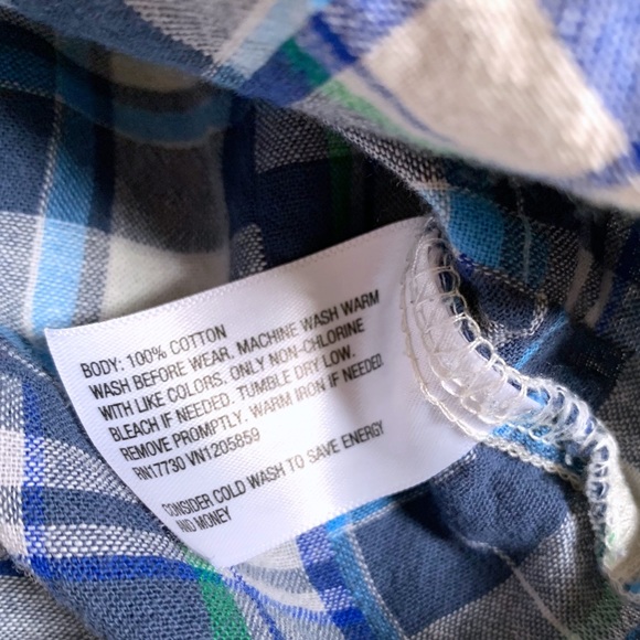 OshKosh Flannel Button Down Collared Shirt - Picture 4 of 5